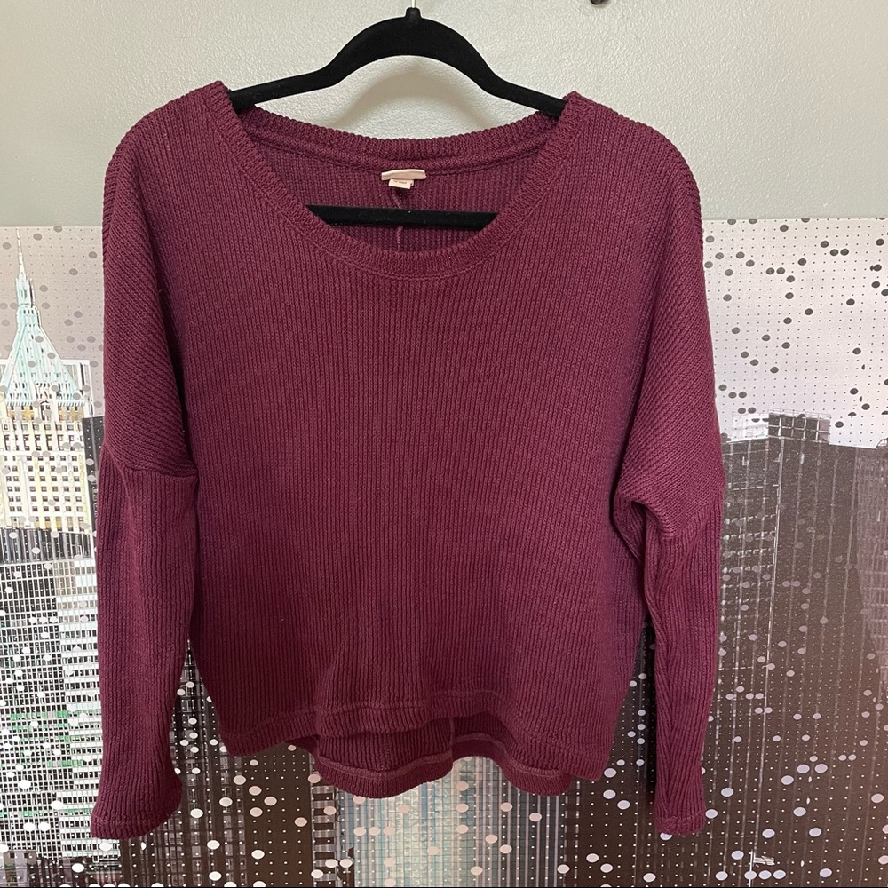 3 for $15//Oversized Plum Sweater